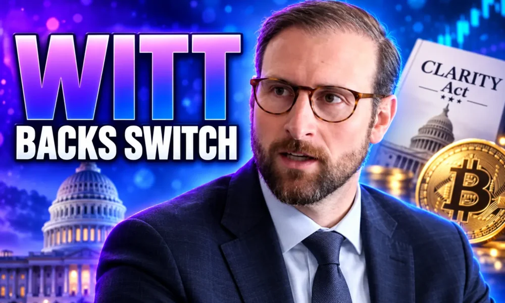 Patrick Witt CLARITY Act stablecoin rewards circuit breaker