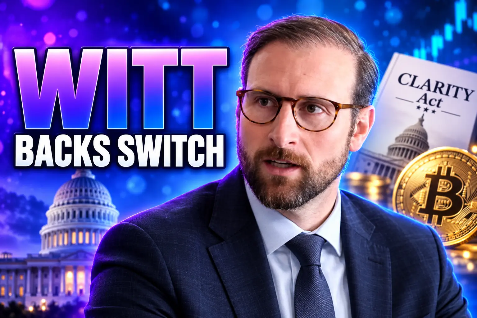 Patrick Witt CLARITY Act stablecoin rewards circuit breaker