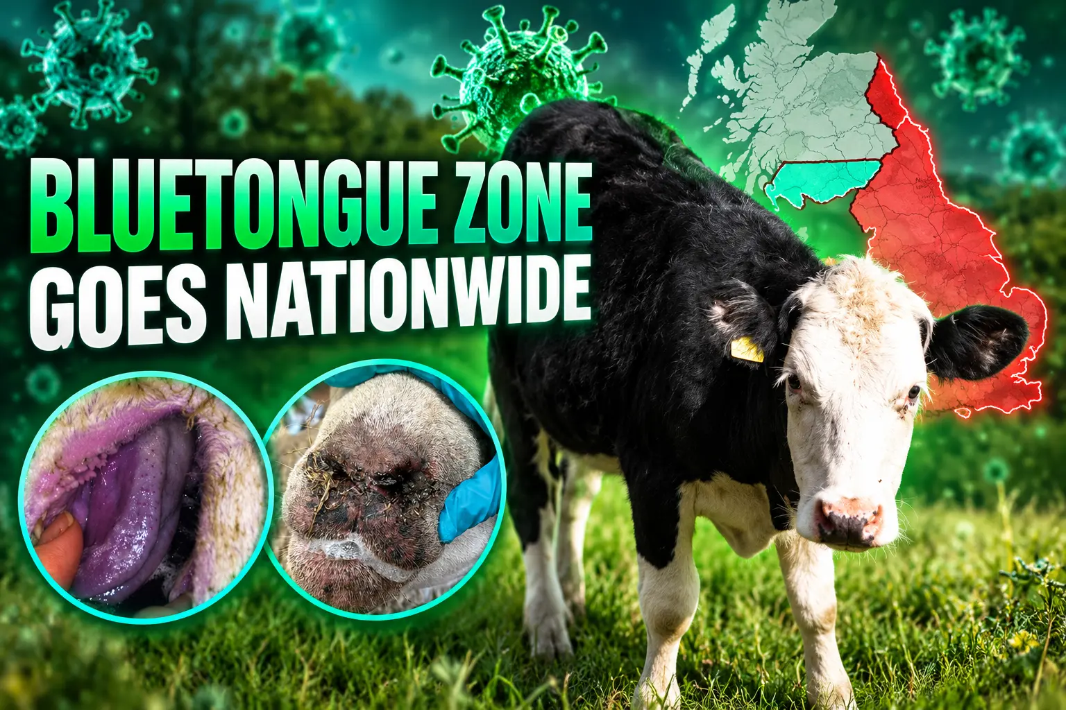 Scotland bluetongue restricted zone whole country expansion