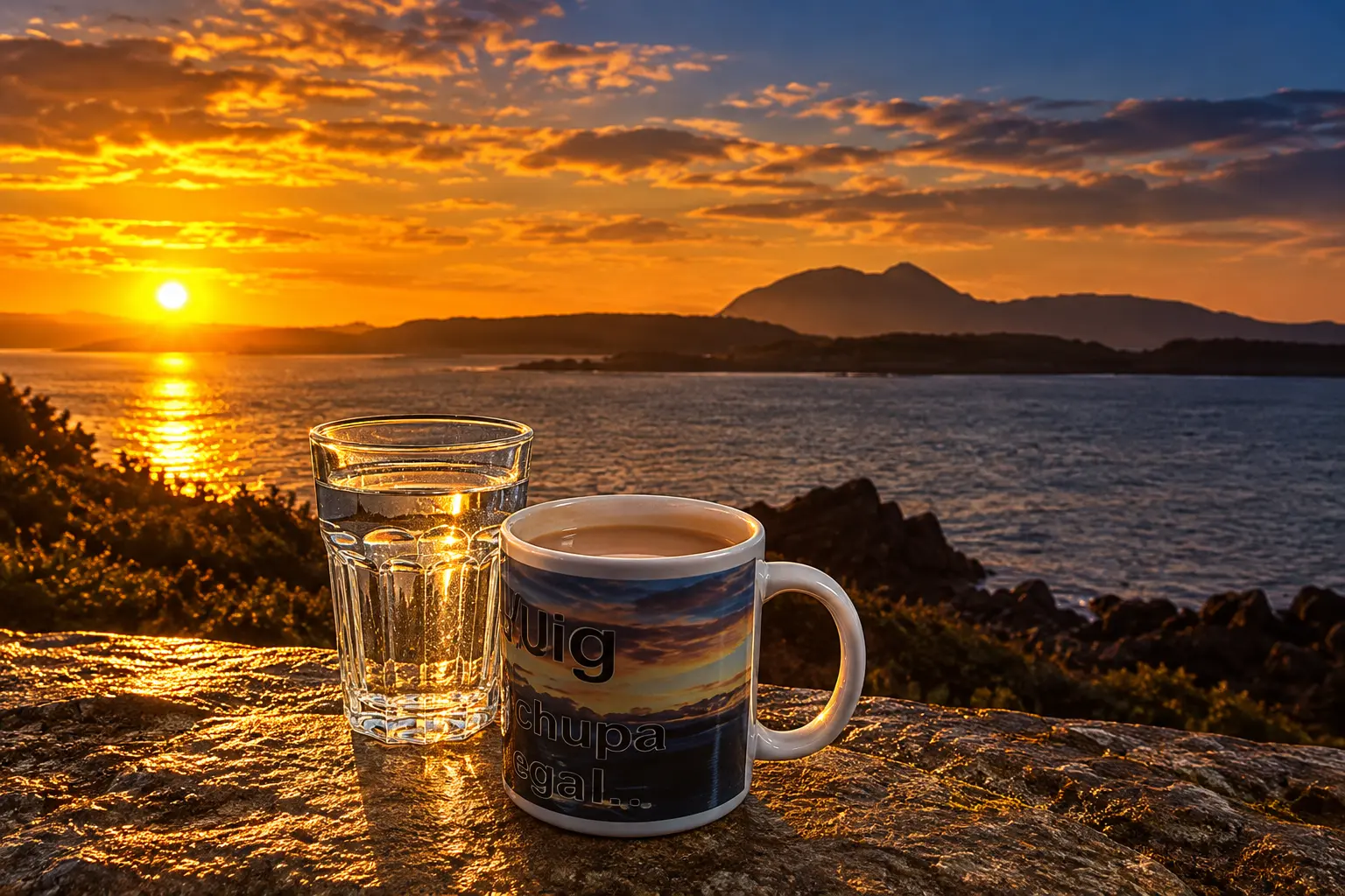 Scotland clear-sky sunrise with a 2°C start