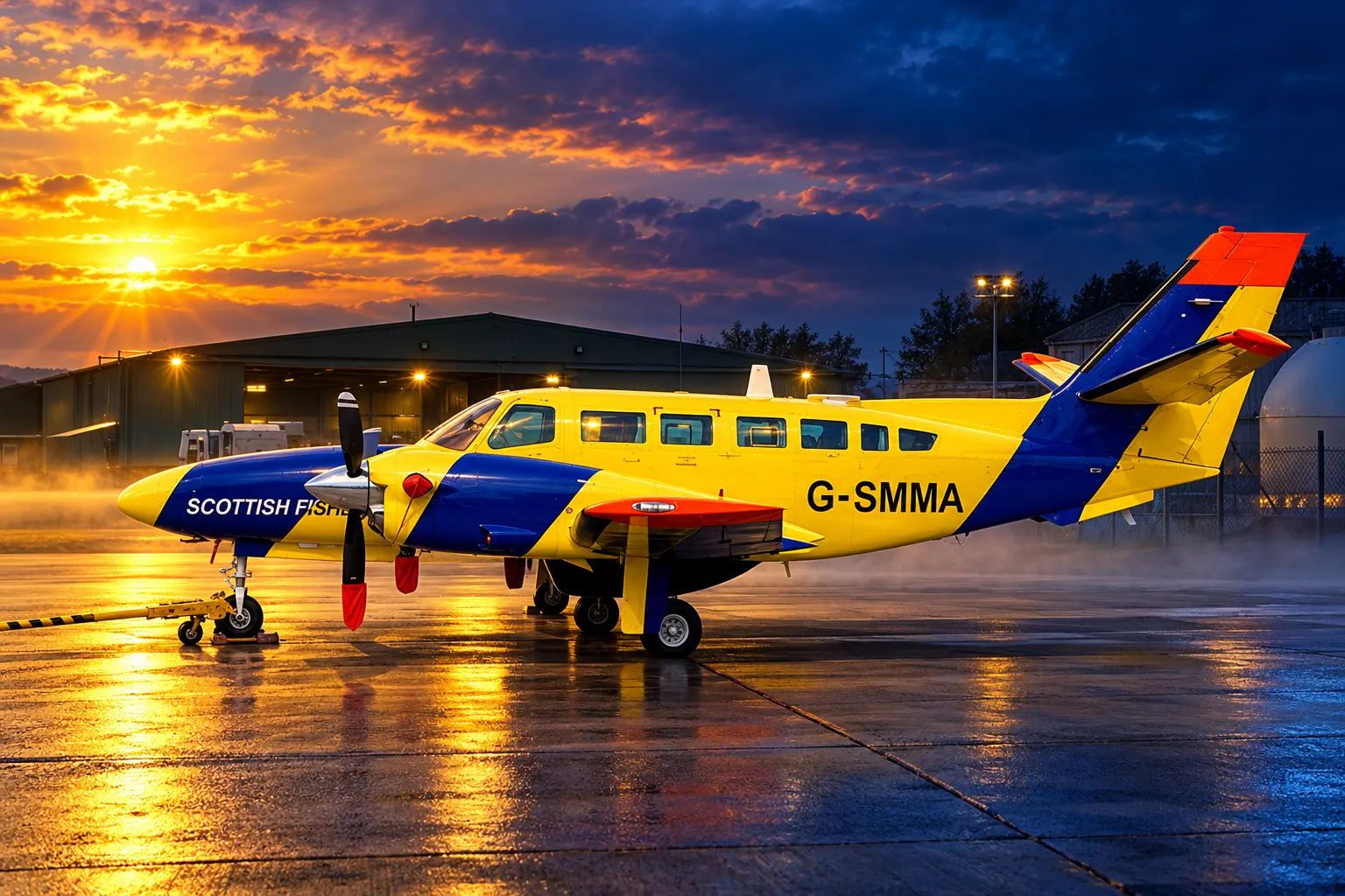 Scotland fisheries surveillance planes grounded still unsold