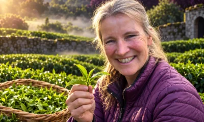 Scottish tea Kinnettles Gold climate farming Angus