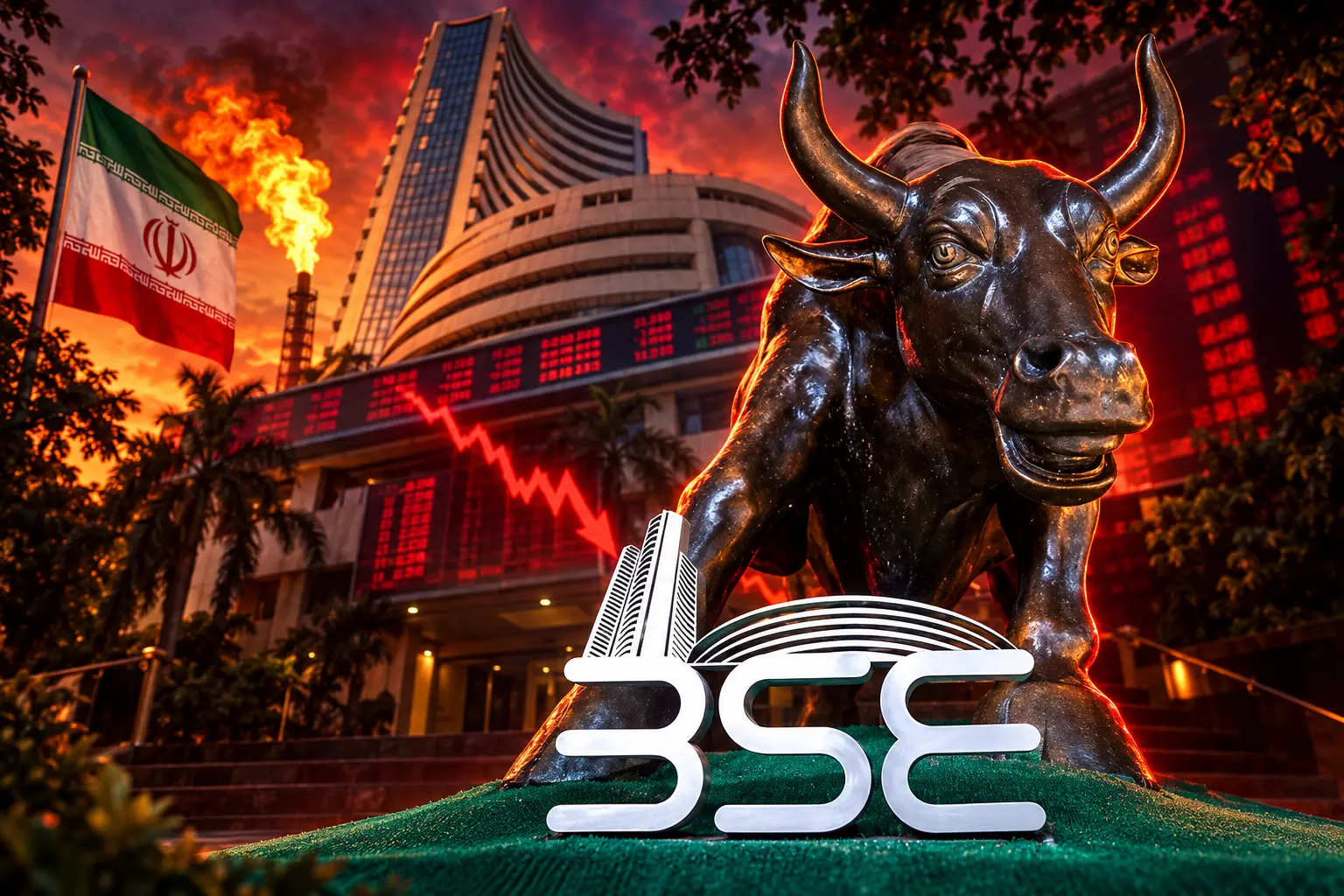 Sensex falls 1,009 points led by banks