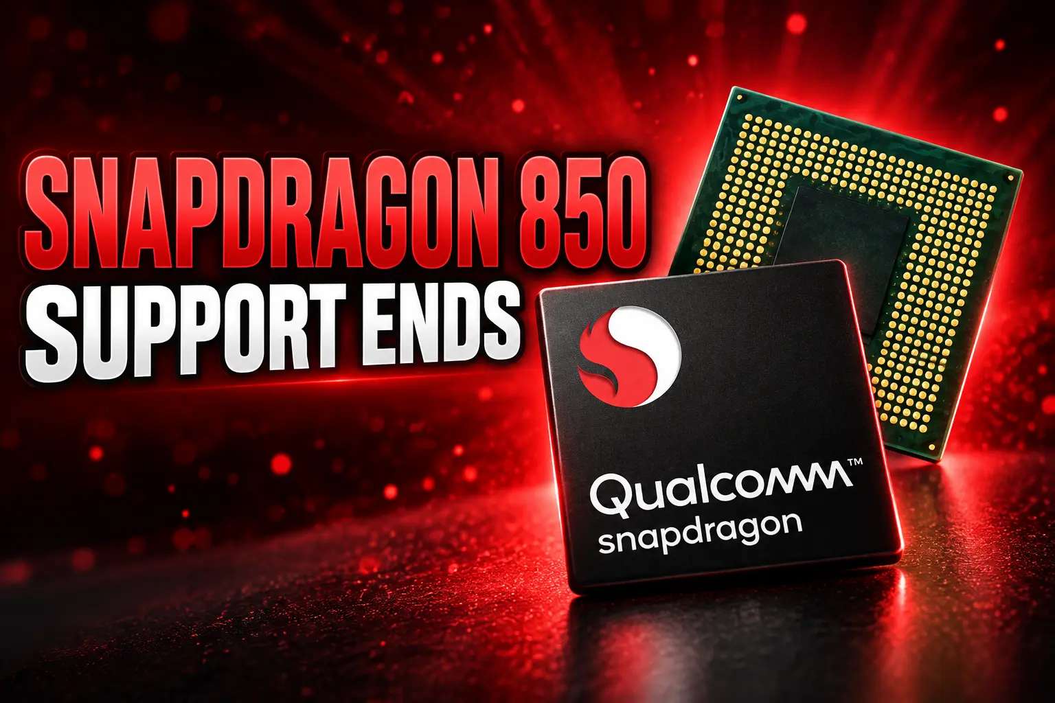 Snapdragon 850 Windows 11 26H2 support ending