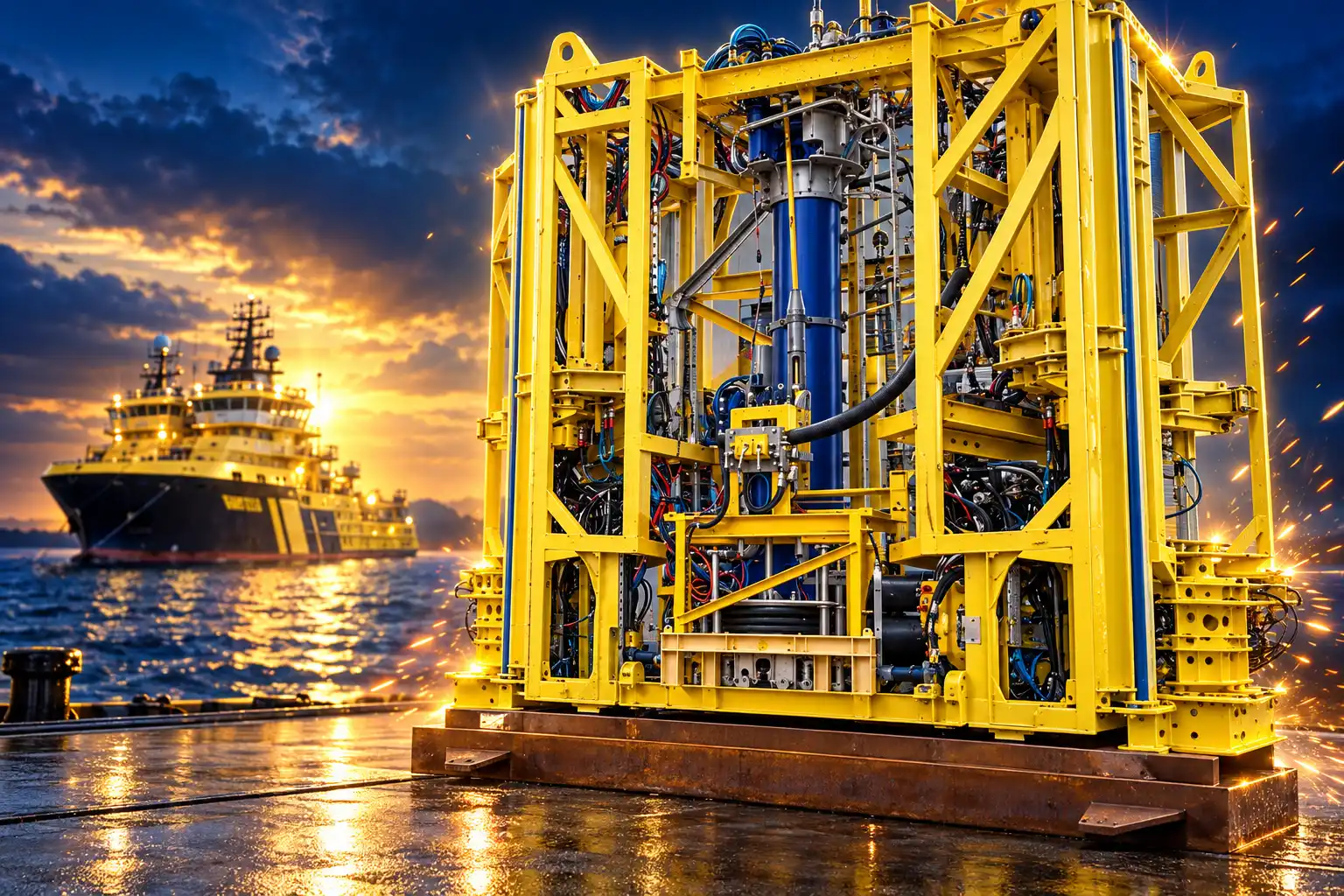 Subsea Micropiles Montrose factory floating-wind anchors