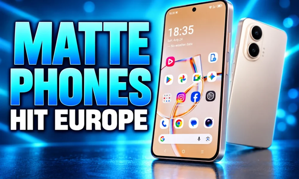 TCL matte P80 phones European rollout IFA