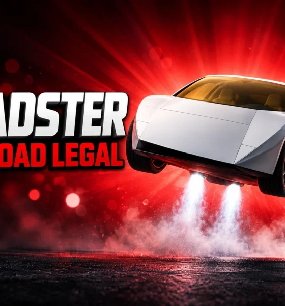 Tesla Roadster SpaceX thrusters not street legal