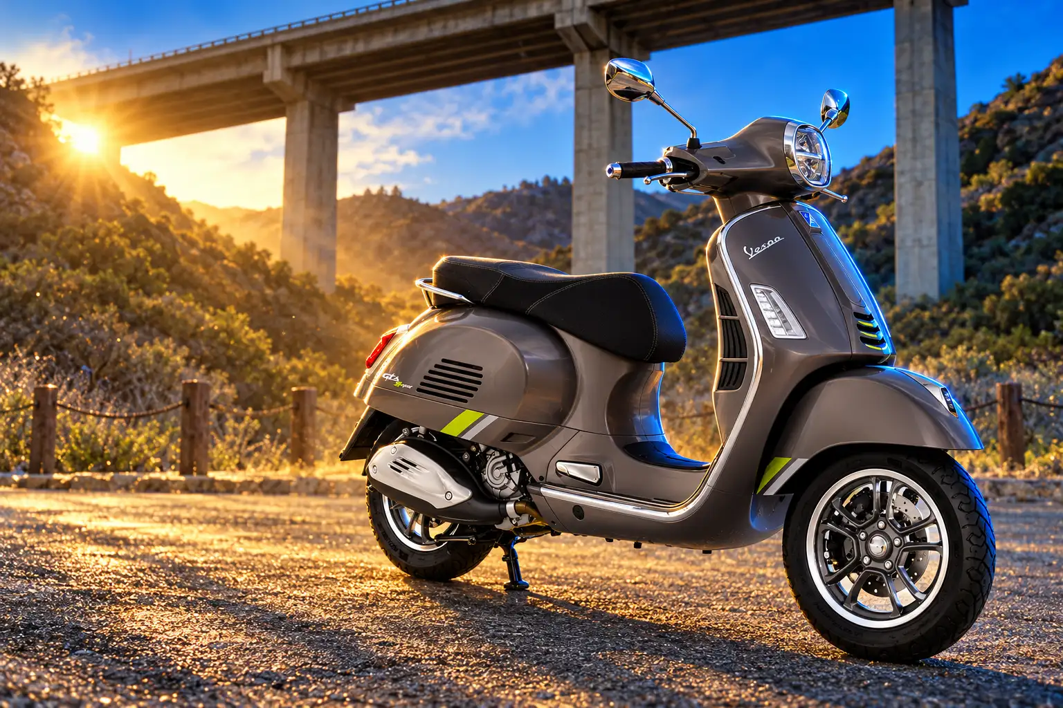 Vespa GTS 310 700-mile California coast ride