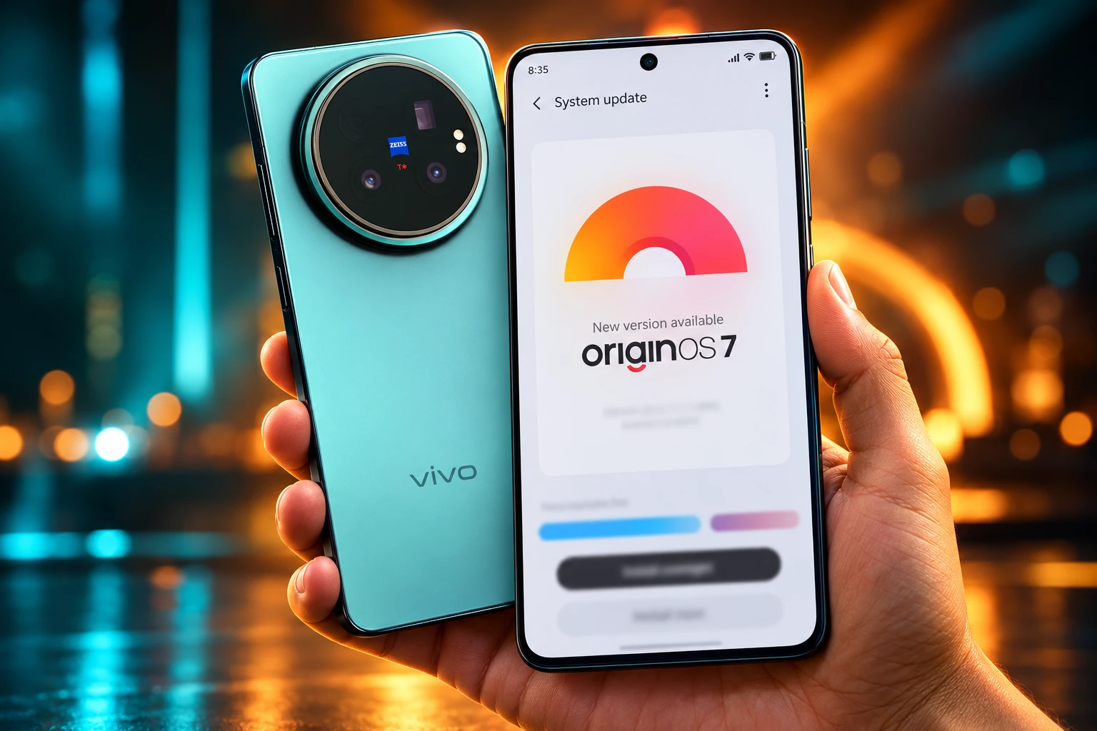 Vivo OriginOS 7 India flagship update list
