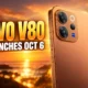 vivo V80 7200mAh battery India October 6 launch