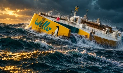 Wello Penguin wave machine sank off Orkney
