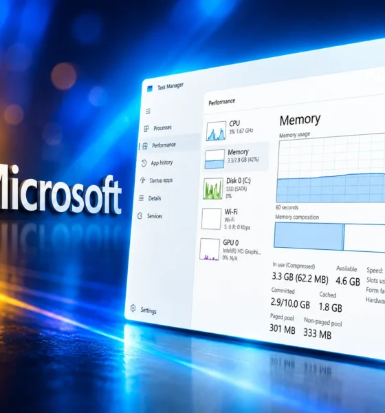 Windows 11 26H2 8GB RAM idle usage drop