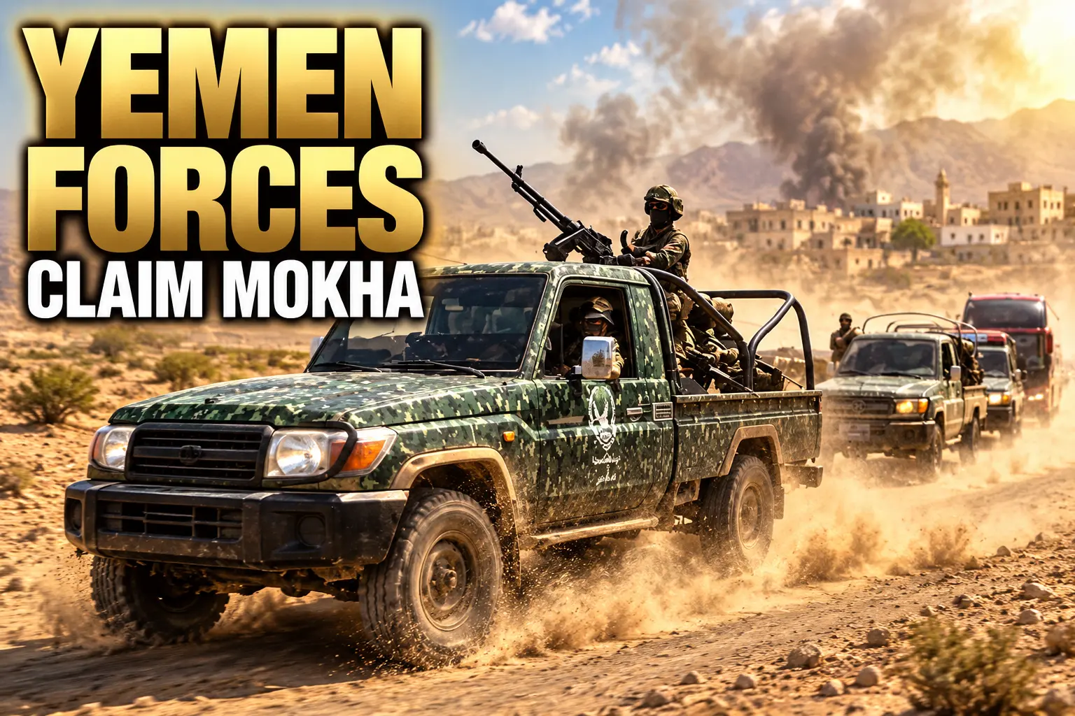 Yemen Mokha port recapture claim Houthis Red Sea